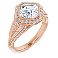 Asscher Ring Mounting