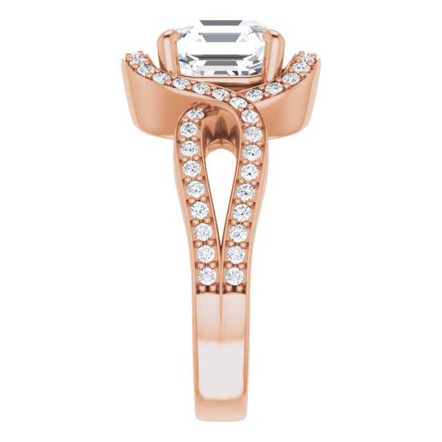 Asscher Ring Mounting