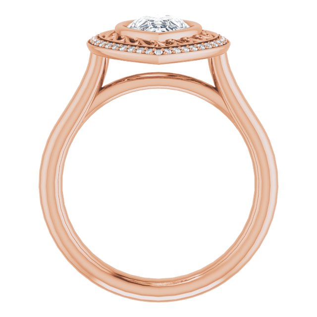 Pear Ring Mounting