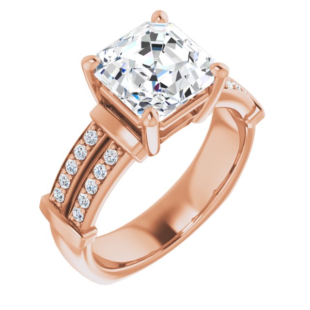 Asscher Ring Mounting