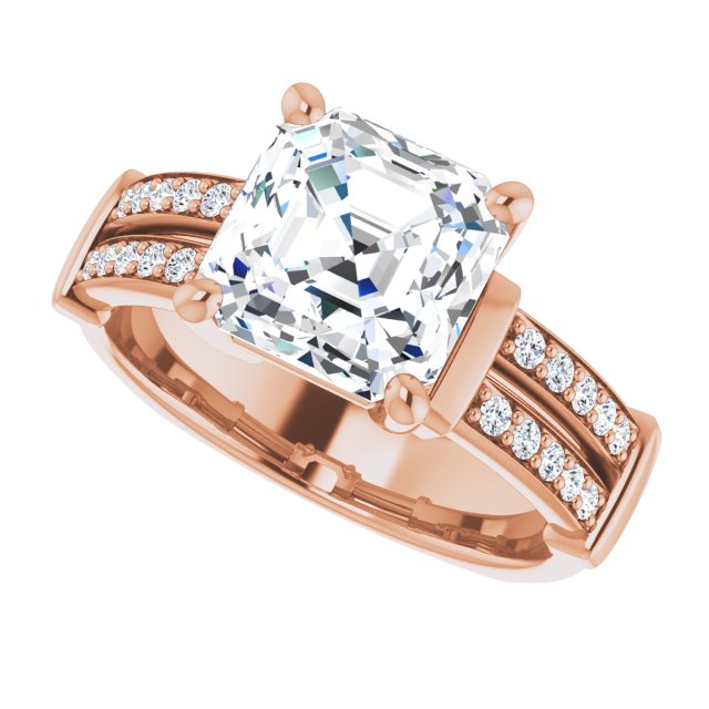Asscher Ring Mounting