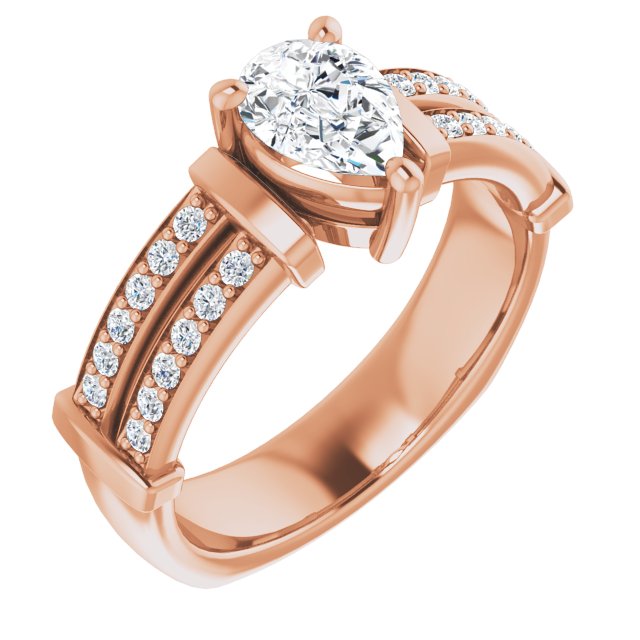 Pear Ring Mounting