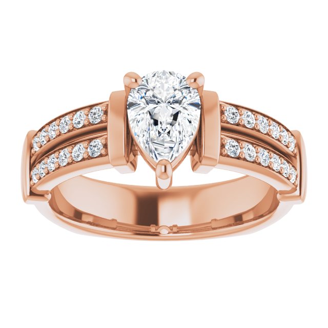 Pear Ring Mounting