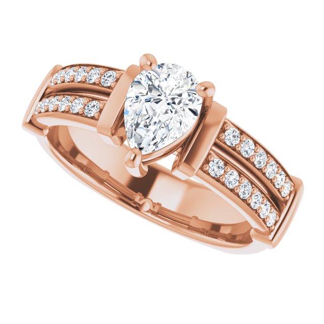 Pear Ring Mounting