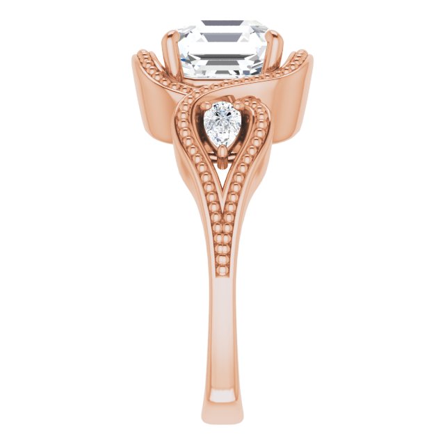 Asscher Ring Mounting