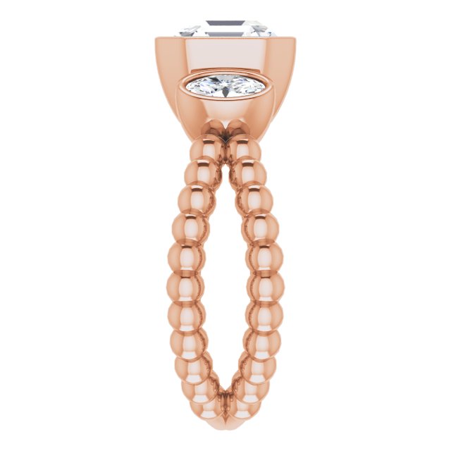 Asscher Ring Mounting