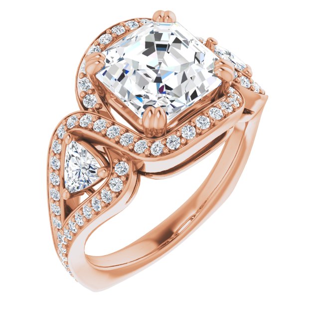 Asscher Ring Mounting