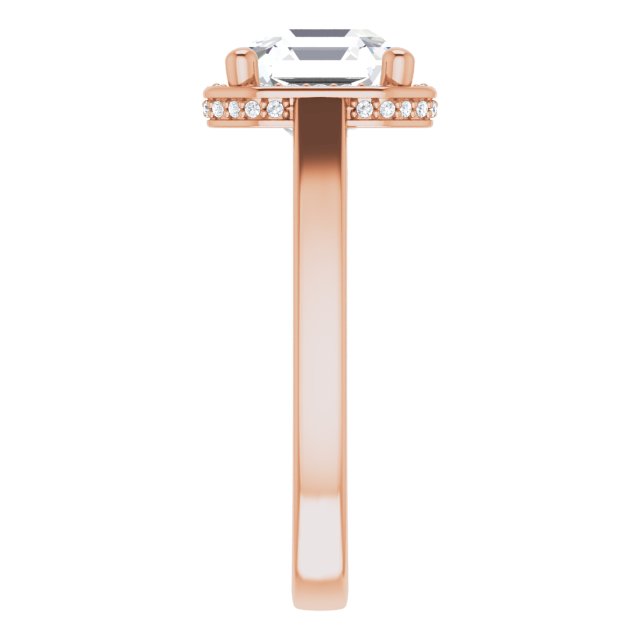 Asscher Ring Mounting