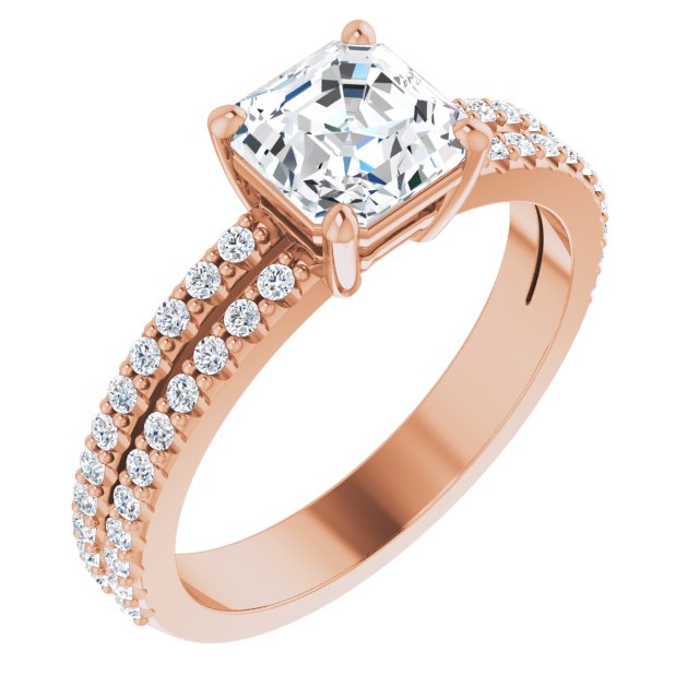 Asscher Ring Mounting
