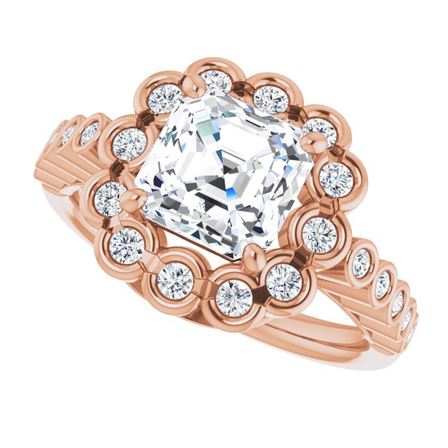 Asscher Ring Mounting