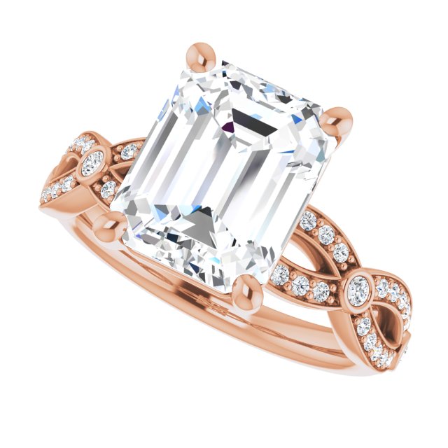Emerald Engagement Ring Mounting