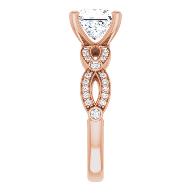 Square Engagement Ring Mounting