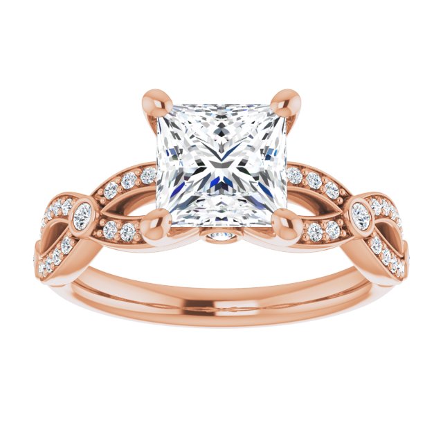 Square Engagement Ring Mounting