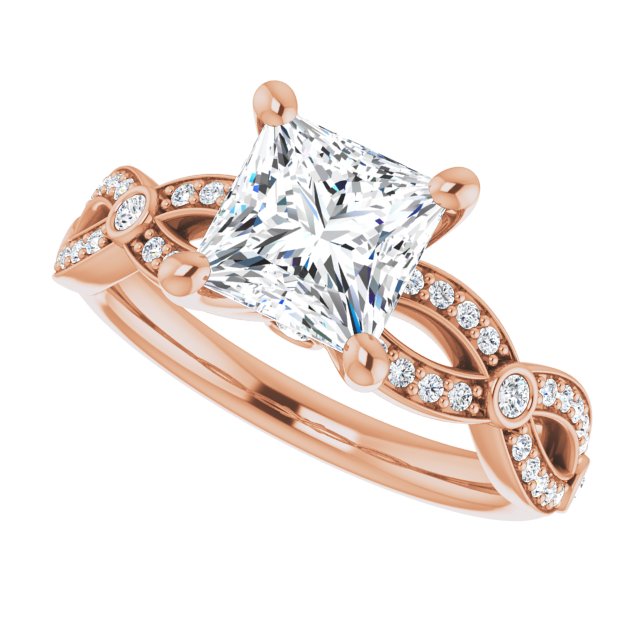 Square Engagement Ring Mounting