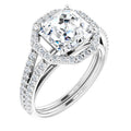 Asscher Engagement Ring Mounting