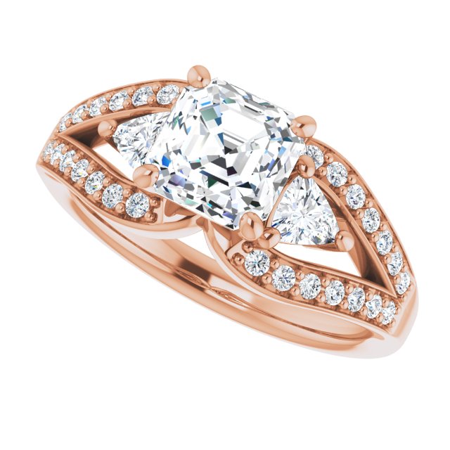Asscher Ring Mounting