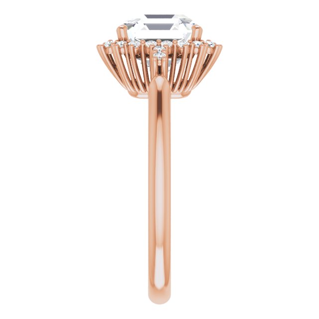 Asscher Ring Mounting