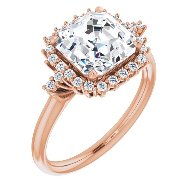 Asscher Ring Mounting