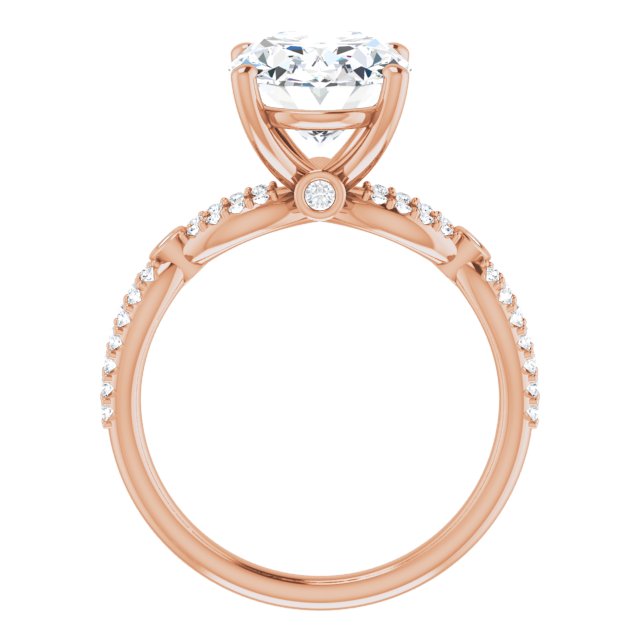 Oval Engagement Ring Mounting