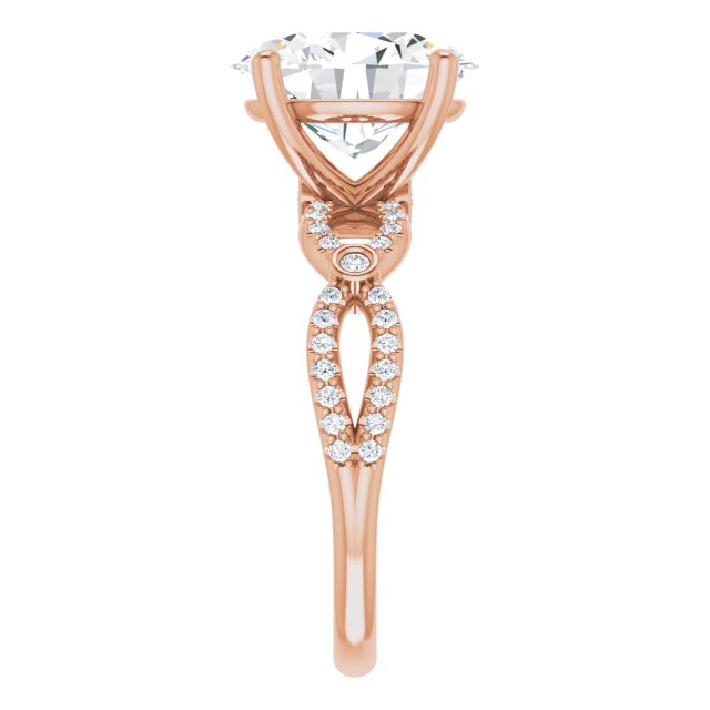 Oval Engagement Ring Mounting