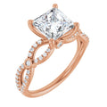 Square Engagement Ring Mounting