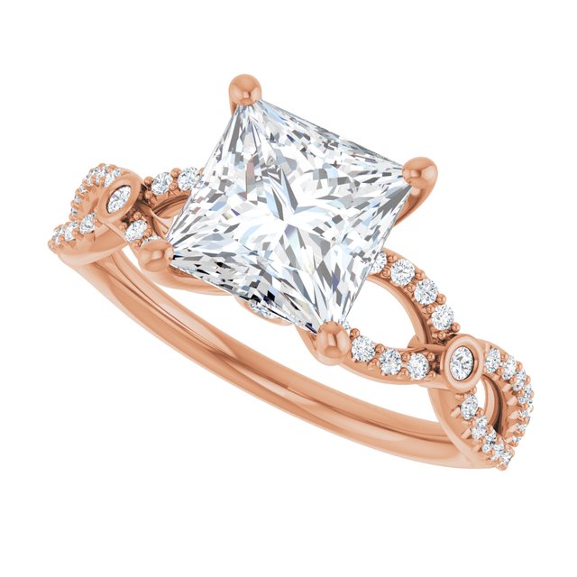 Square Engagement Ring Mounting