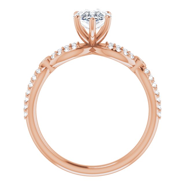 Pear Engagement Ring Mounting