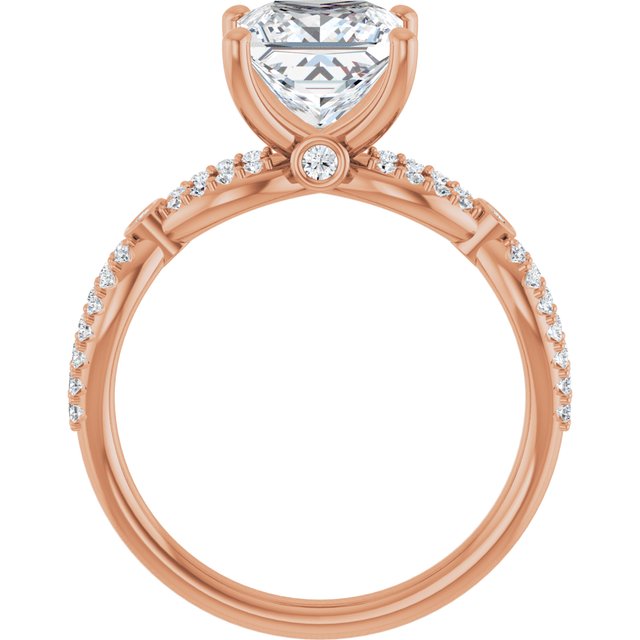 Square Engagement Ring Mounting