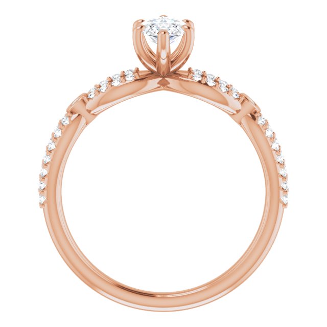 Marquise Engagement Ring Mounting