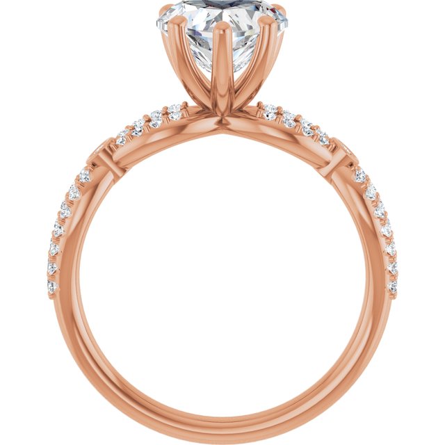 Heart Engagement Ring Mounting