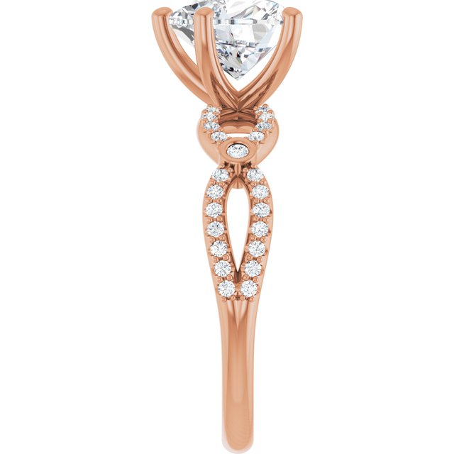 Heart Engagement Ring Mounting