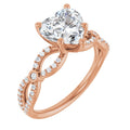 Heart Engagement Ring Mounting