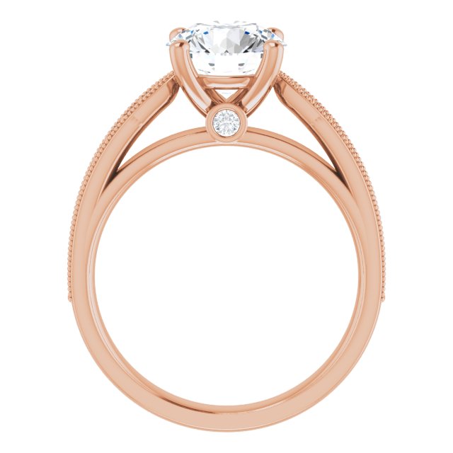 Round Engagement Ring Mounting