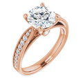 Round Engagement Ring Mounting