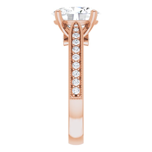 Oval Engagement Ring Mounting