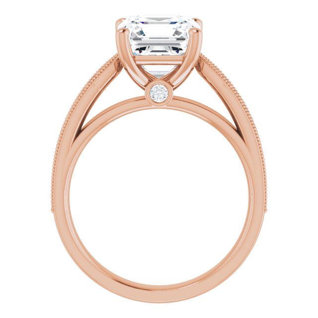Asscher Engagement Ring Mounting
