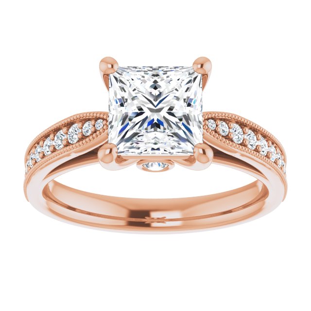 Square Engagement Ring Mounting