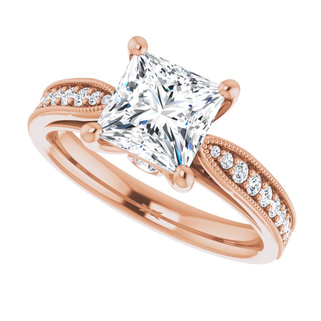 Square Engagement Ring Mounting