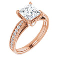 Square Engagement Ring Mounting