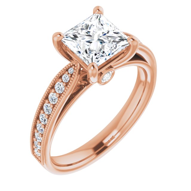 Square Engagement Ring Mounting