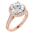 Round Engagement Ring Mounting