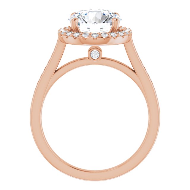 Round Engagement Ring Mounting