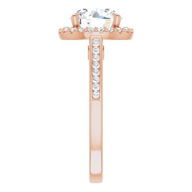 Round Engagement Ring Mounting