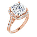 Cushion Engagement Ring Mounting