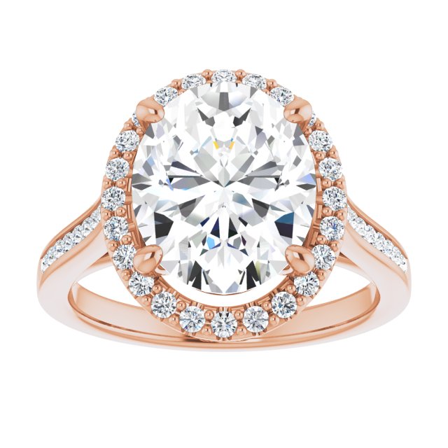 Oval Engagement Ring Mounting