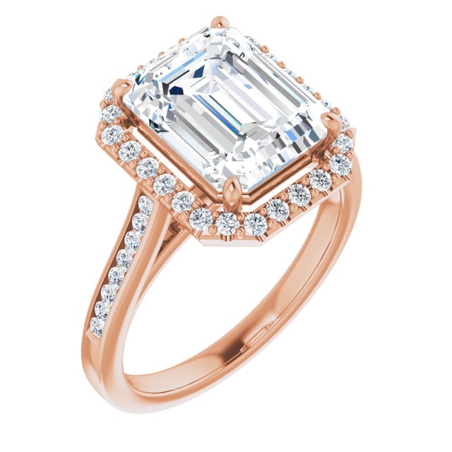 Emerald Engagement Ring Mounting