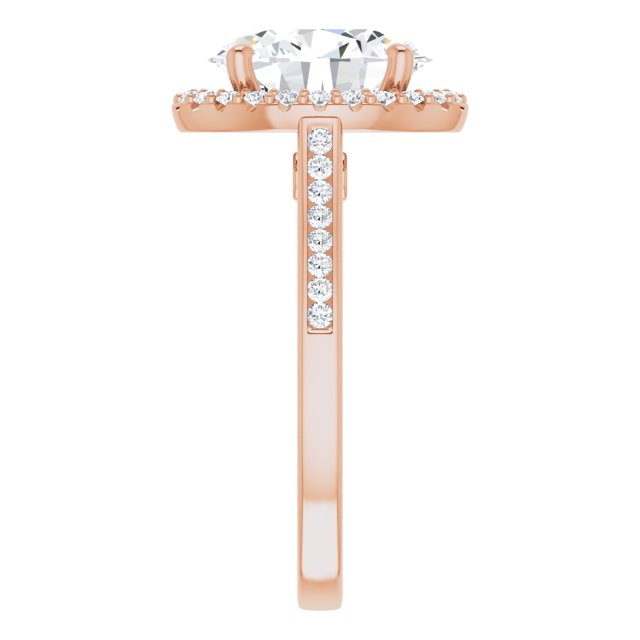 Oval Engagement Ring Mounting