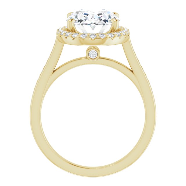 Oval Engagement Ring Mounting