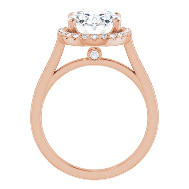 Oval Engagement Ring Mounting
