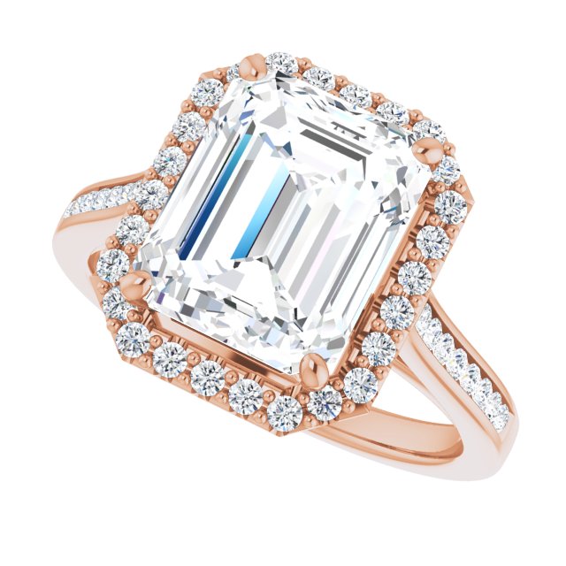Emerald Engagement Ring Mounting